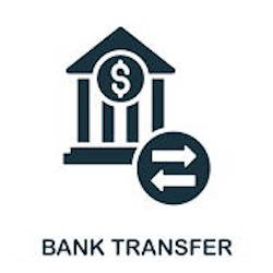 bank transfer minilogotipo