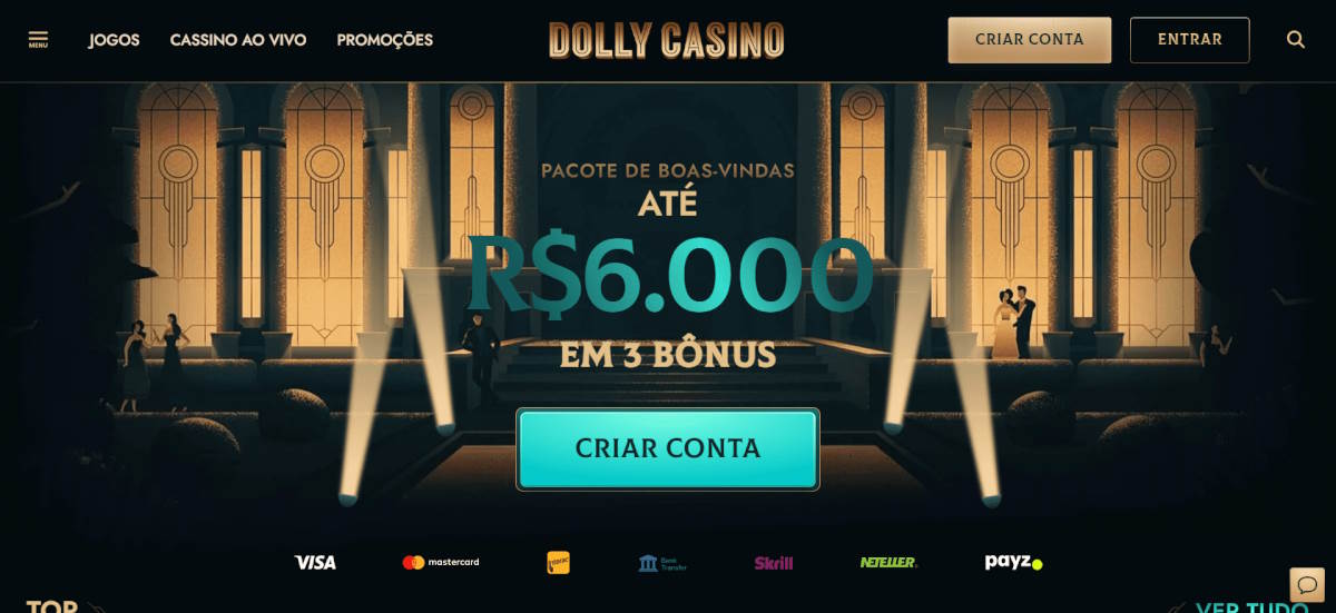 Aproveite os Bônus Dolly Casino – Criar Conta Passo 2