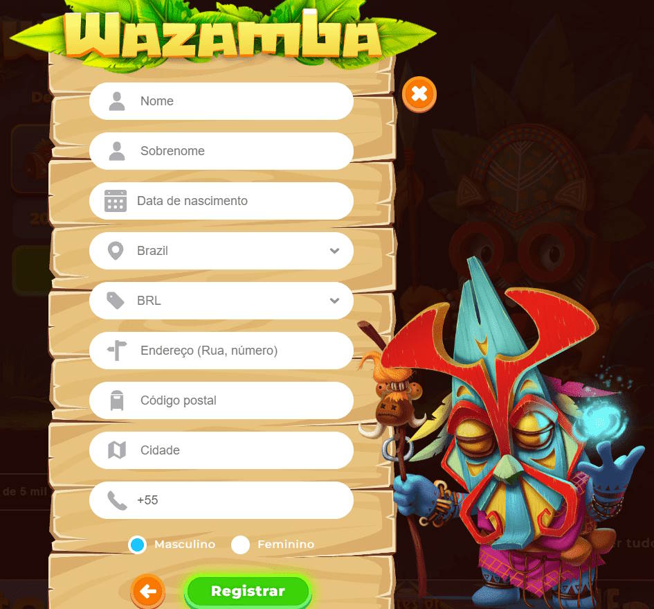Começando no Wazamba Casino – Registro Passo 5