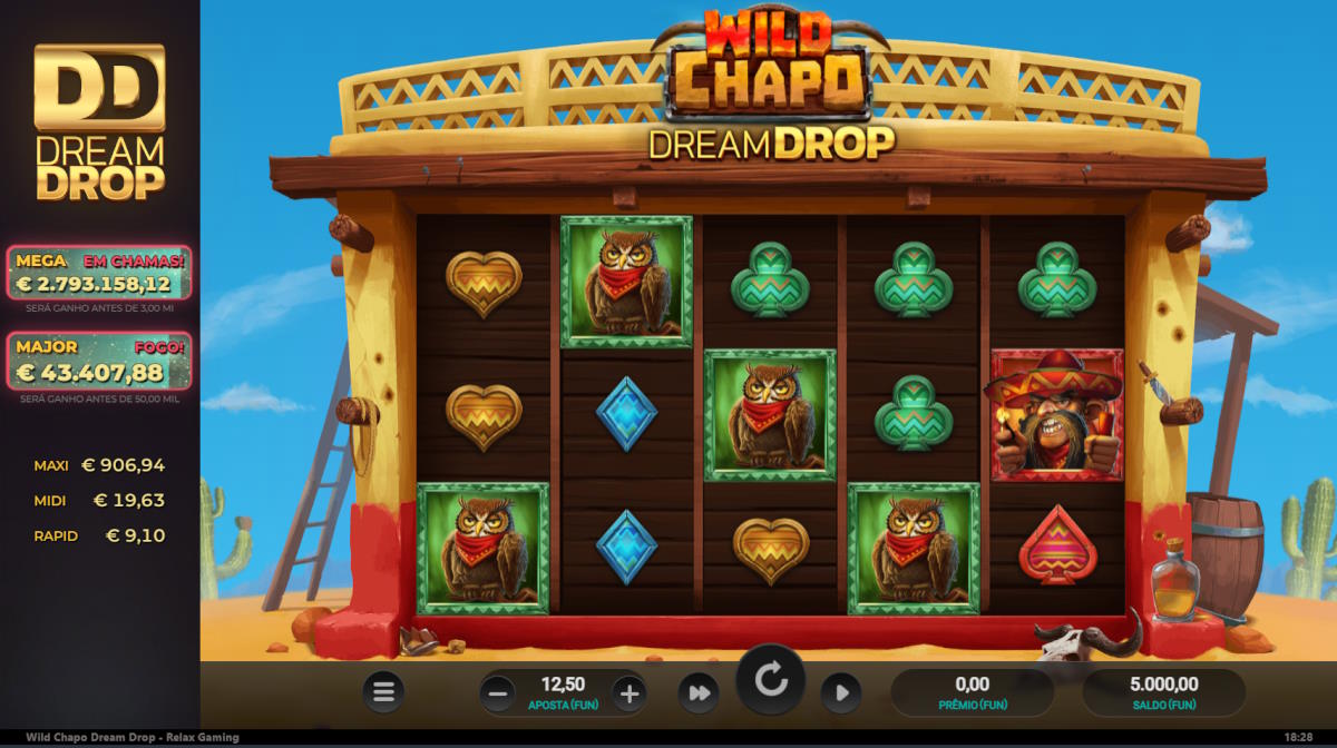 Wild Chapo Dream Drop temática e design