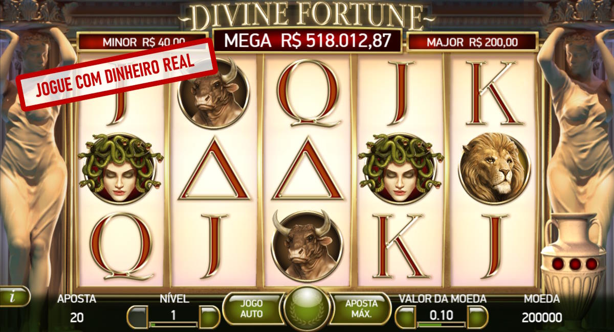 divine fortune jogue com dinheiro real