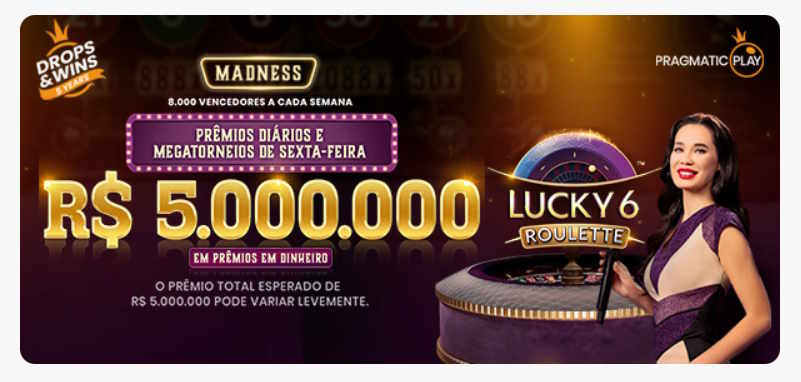 Drops & Wins R$ 5.000.000 de LeoVegas